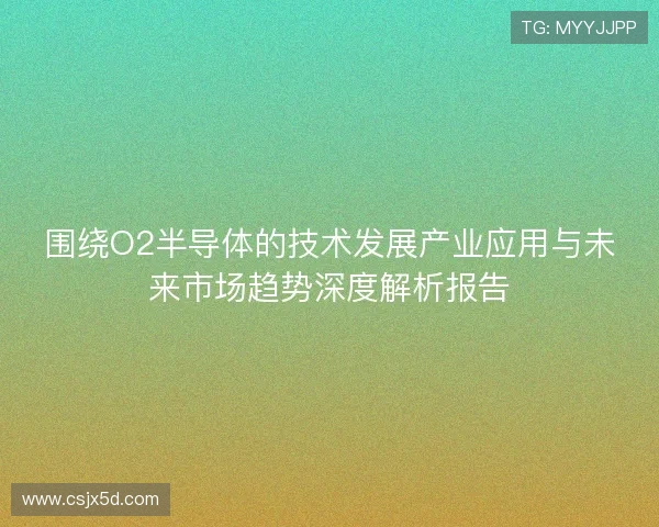 围绕O2半导体的技术发展产业应用与未来市场趋势深度解析报告